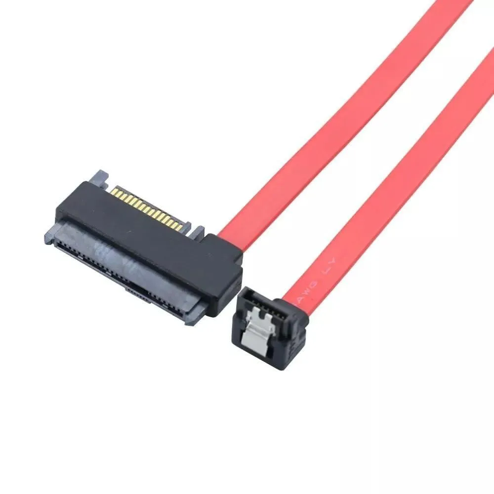 Vszerda Vszerda SFF-8482 SAS 29+15P to SATA 7P 90° 50CM cable — product photo