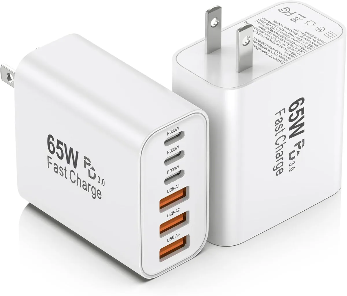 Elestur Elestur 65W 6-Port USB-C Charger 2-Pack — product photo