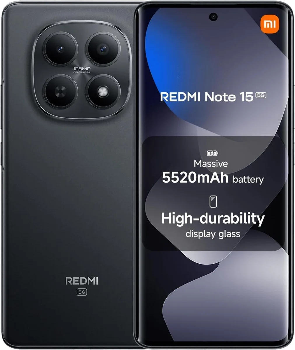 Motorola Motorola Note 15 5G 256GB 8GB 6.77" 120Hz 108MP 5520mAh cell phones - unlocked - Black — product photo