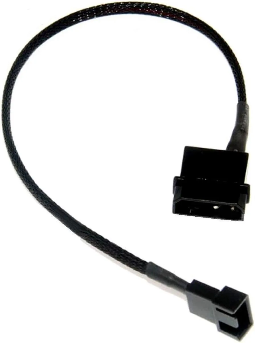 Vszerda Vszerda 2-Pack Molex to 3/4-Pin Fan Power Adapter Cable 10 inch 12V — product photo