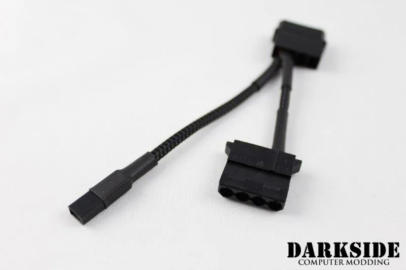 Darkside Computer Modding Darkside Computer Modding DS-0373 4" 4-Pin Molex Pass-Through Cable — product photo