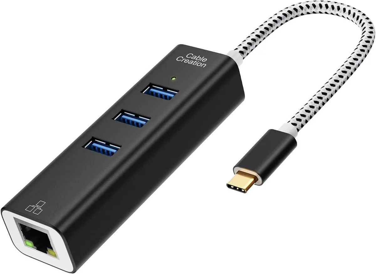 CableCreation CableCreation USB-C Hub 3.1 Gigabit Ethernet 3×USB 3.0 Adapter — product photo