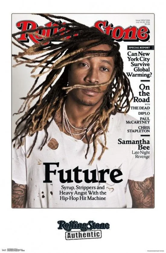 Rolling Stone Future 16 poster print on heavy paper, 22 by 34 inches