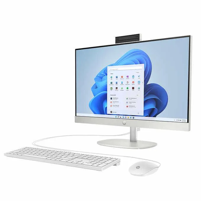 HP HP 24-cr0127c All-in-One Desktop PC Ryzen 3 7320U 8GB 1TB 23.8" Touchscreen — product photo