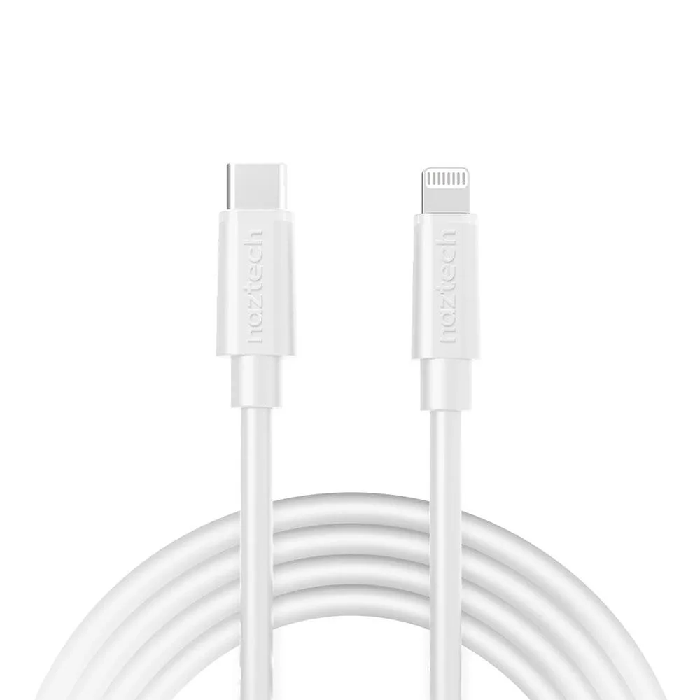 Naztech Naztech 15373 12 ft USB-C to Lightning cable White — product photo