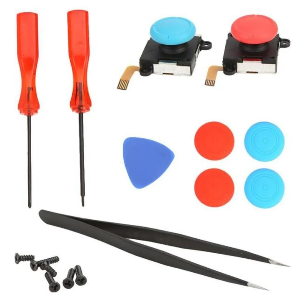 Ruth's sister Ruth's sister International Power Cord 16Pcs Joystick Repair Kit Tool For Nintendo Switch Joy-Con — product photo