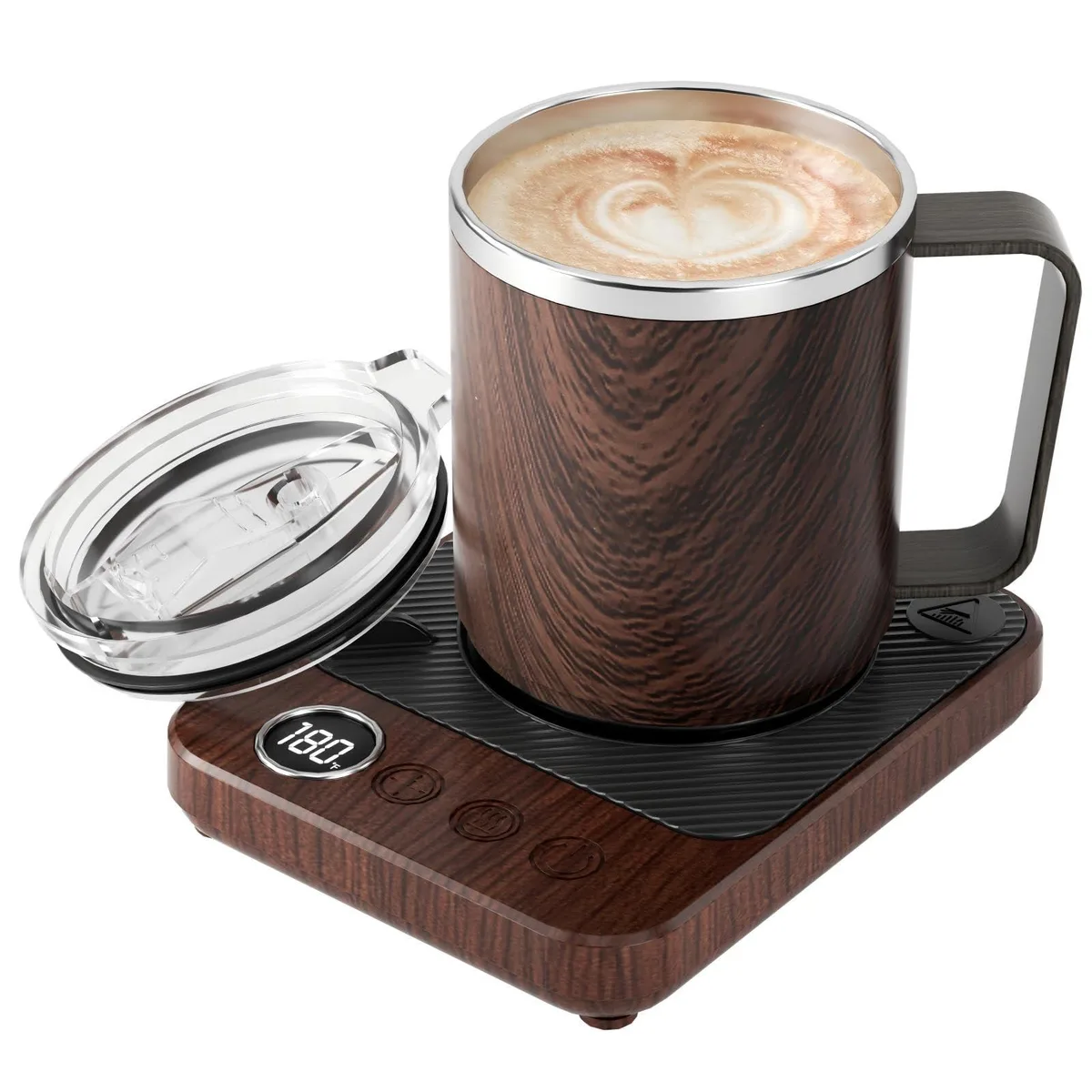  Felibeaco Coffee Mug Warmer &amp; Mug Set 16oz 36W 130-180°F — product photo