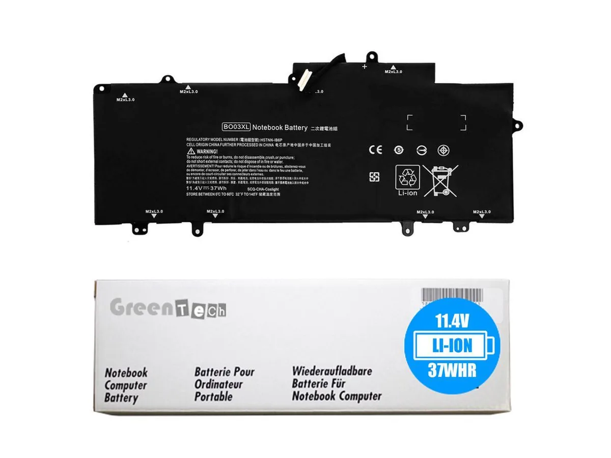 NShi NShi BO03XL 11.4V 37Whr 3-Cell laptop battery for HP Chromebook 14 G3 14-X series — product photo