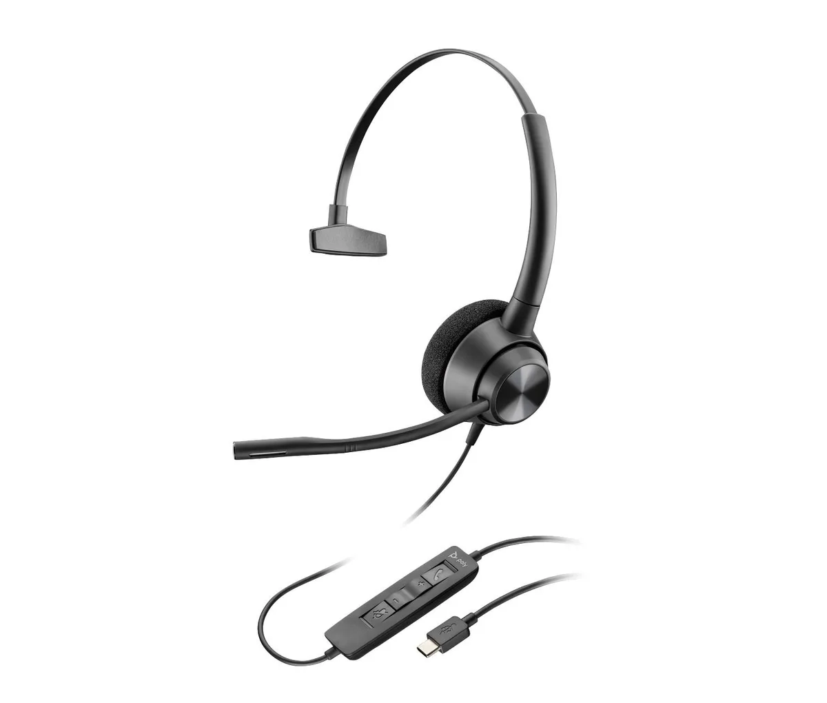 HP HP 760Q8AA EncorePro 310 USB-C Monoaural Headset — product photo