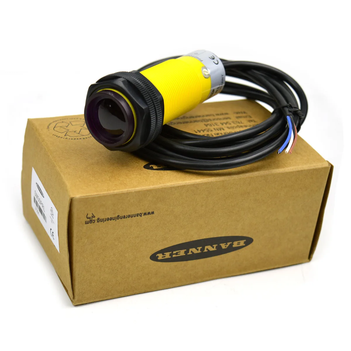 Banner Banner SM30PRL 150 m Range Opposed Mode Barrel Sensor electrician tool — product photo