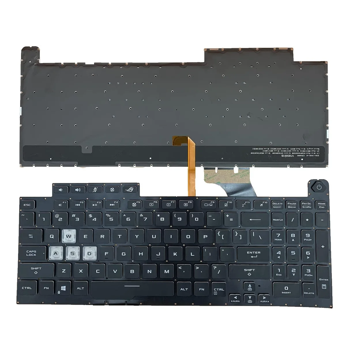 Avantalk Avantalk Replacement Keyboard US Layout Backlit for Asus ROG Strix G17 G731 G712 0KNR0-6813US00 — product photo