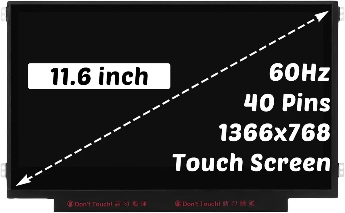 NUOLAISUN NUOLAISUN 11.6" 1366x768 60Hz 40-pin touch screen for Acer Chromebook 511 C736 C734T C736T C733T C732T — product photo