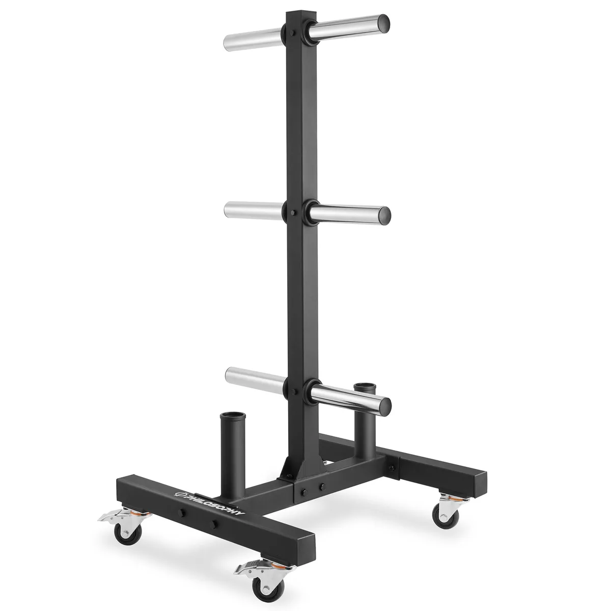 Philosophy Gym Philosophy Gym Rolling Olympic Bumper Plate Tree 660 lbs — product photo