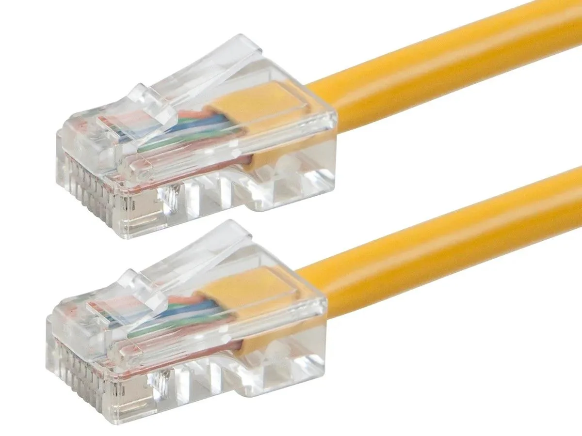 Monoprice Inc. Monoprice 113120 Cat5e Ethernet Patch Cable 0.9144 m Yellow Zeroboot Series — product photo
