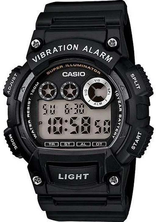 CASIO CASIO W735H-1AV 44 mm Digital Resin Watch Gray — product photo