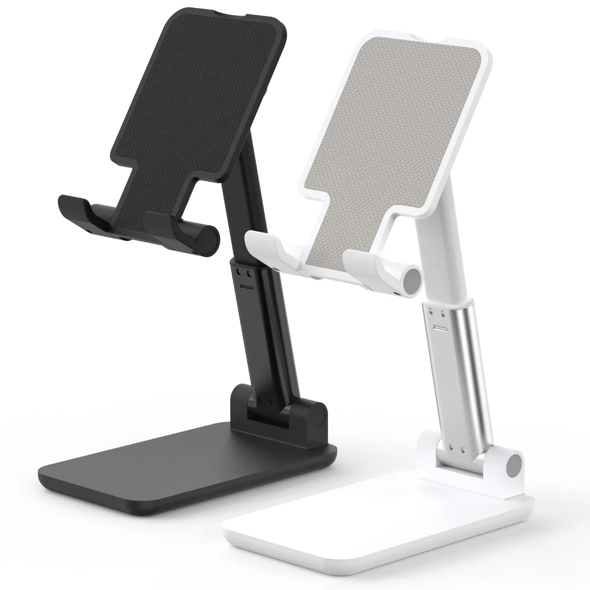  HZZADZXW cell phone stand Black White 4.9-6.5in 0-120° — product photo