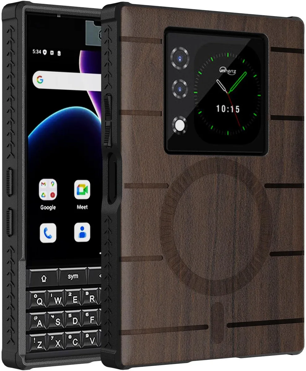Nakedcellphone Nakedcellphone Flex Case for Unihertz Titan 2 Woodgrain N52 — product photo