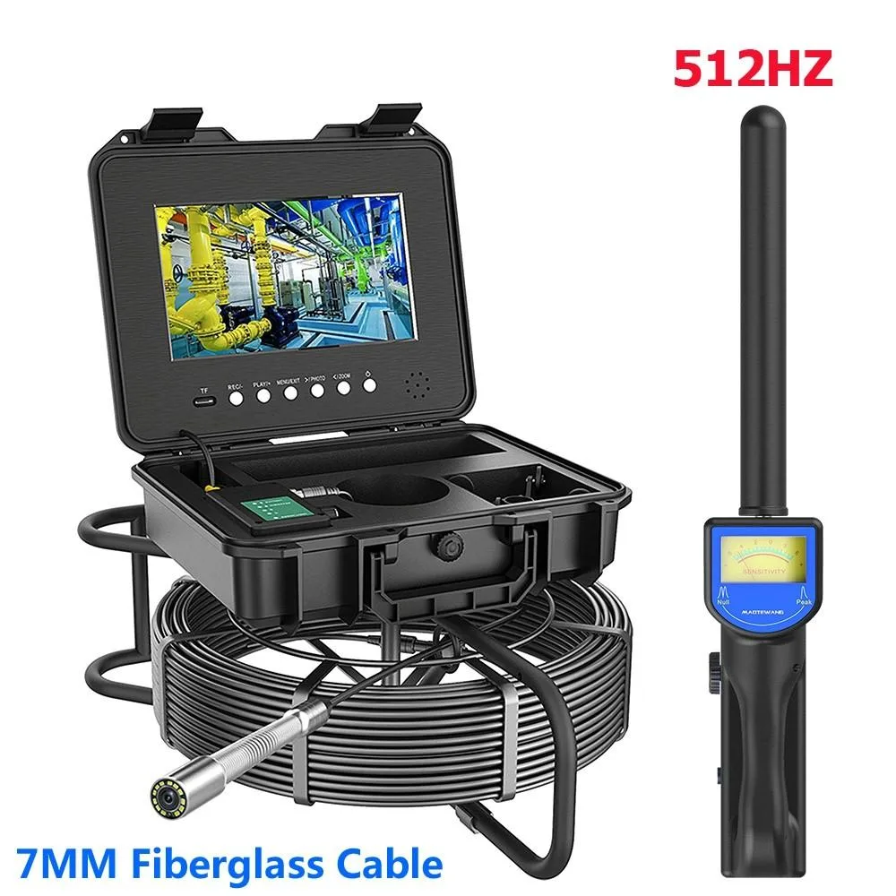 visiPower visiPower 10" AHD 2MP Pipeline Inspection Camera 60m Cable 512Hz Sonde 10.1" Monitor — product photo