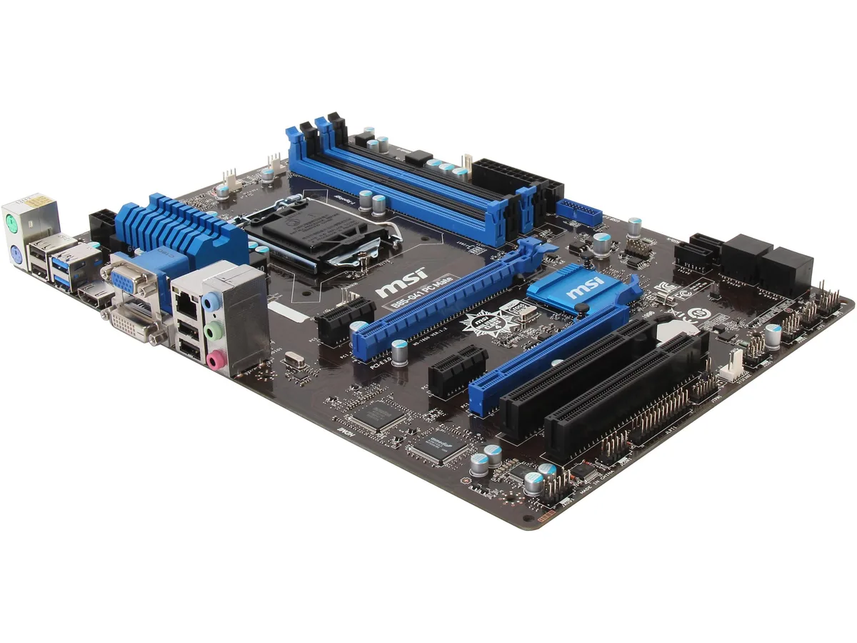 MSI MSI B85-G41 PC Mate LGA 1150 Intel B85 HDMI SATA 6Gb/s USB 3.0 ATX CF Intel motherboard — product photo
