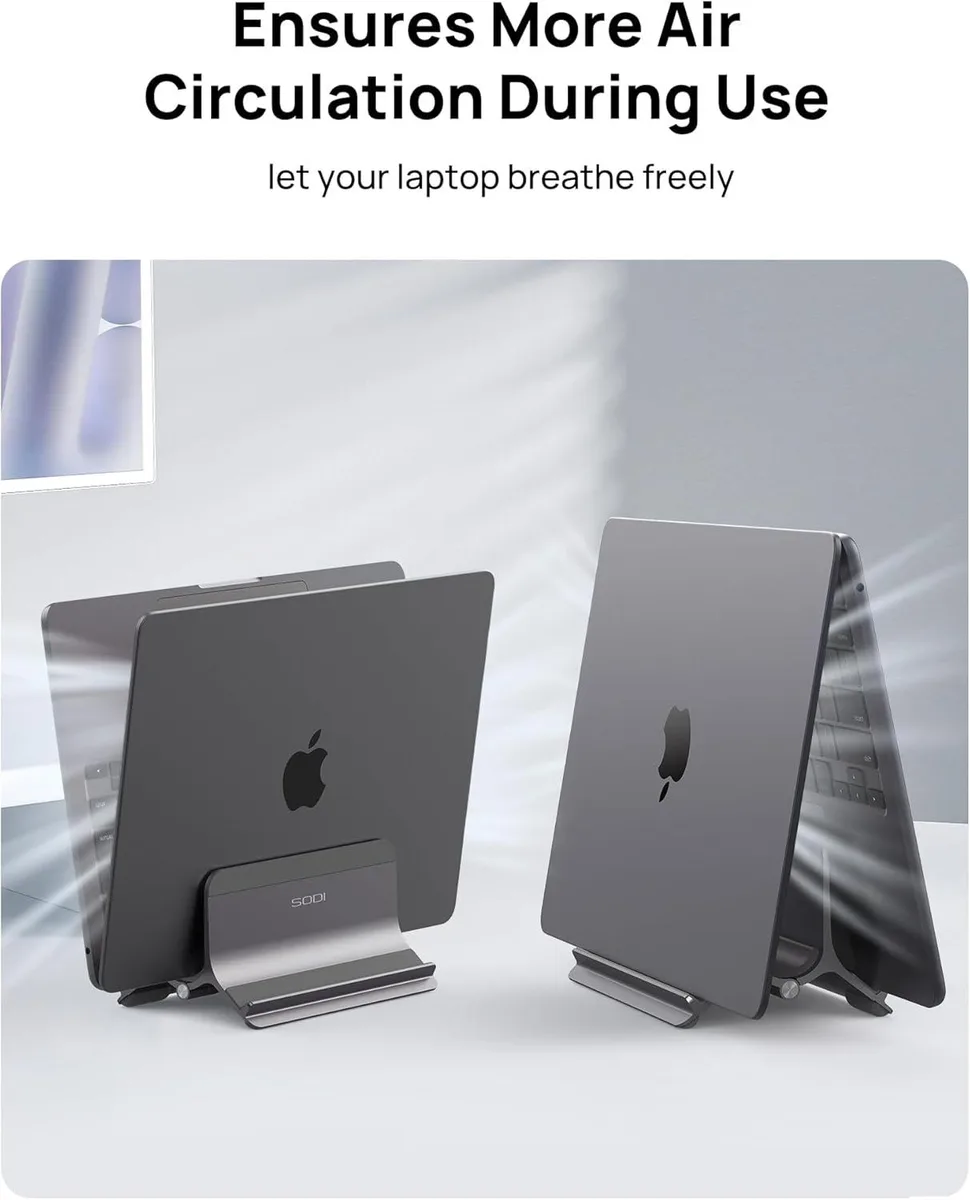  Rain Design SM3-300 Vertical Laptop Stand 15" Black — product photo