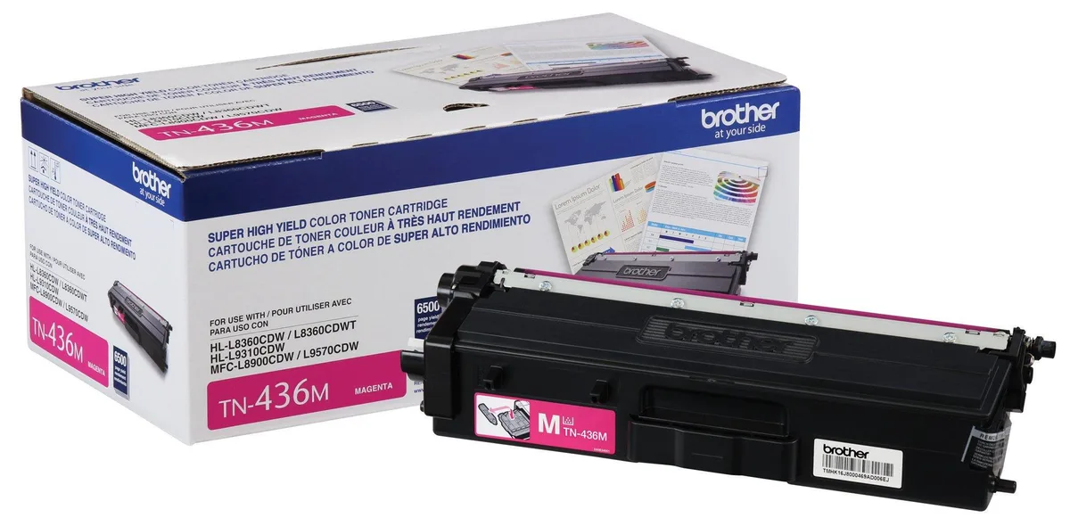 Brother Brother TN436M Magenta Toner Cartridge 6500 Pages — product photo
