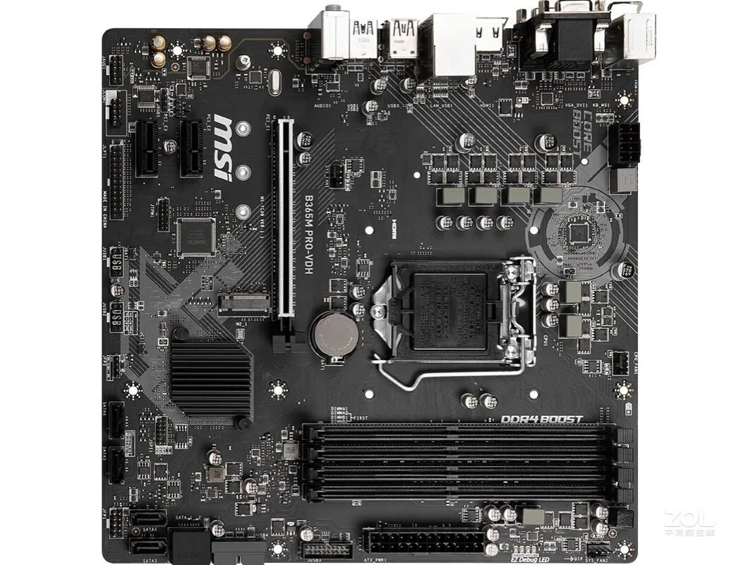 MSI MSI B365M PRO-VDH Intel motherboard LGA 1151 DDR4 64GB Micro ATX — product photo
