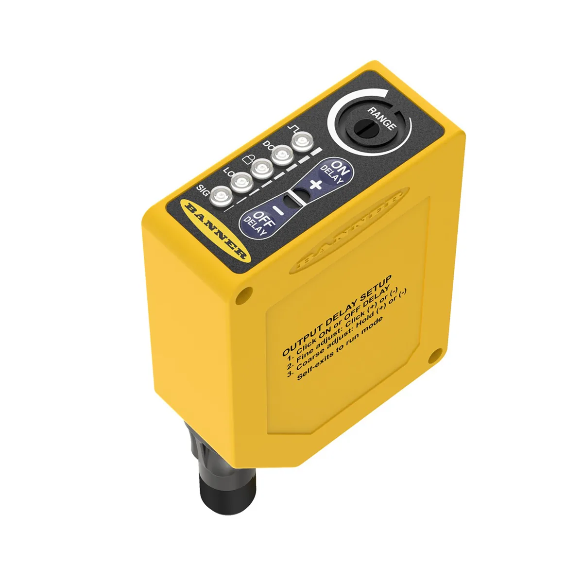 Banner Banner Q60BB6AFV1000Q 1000 mm range adjustable-field sensor electrician tool — product photo