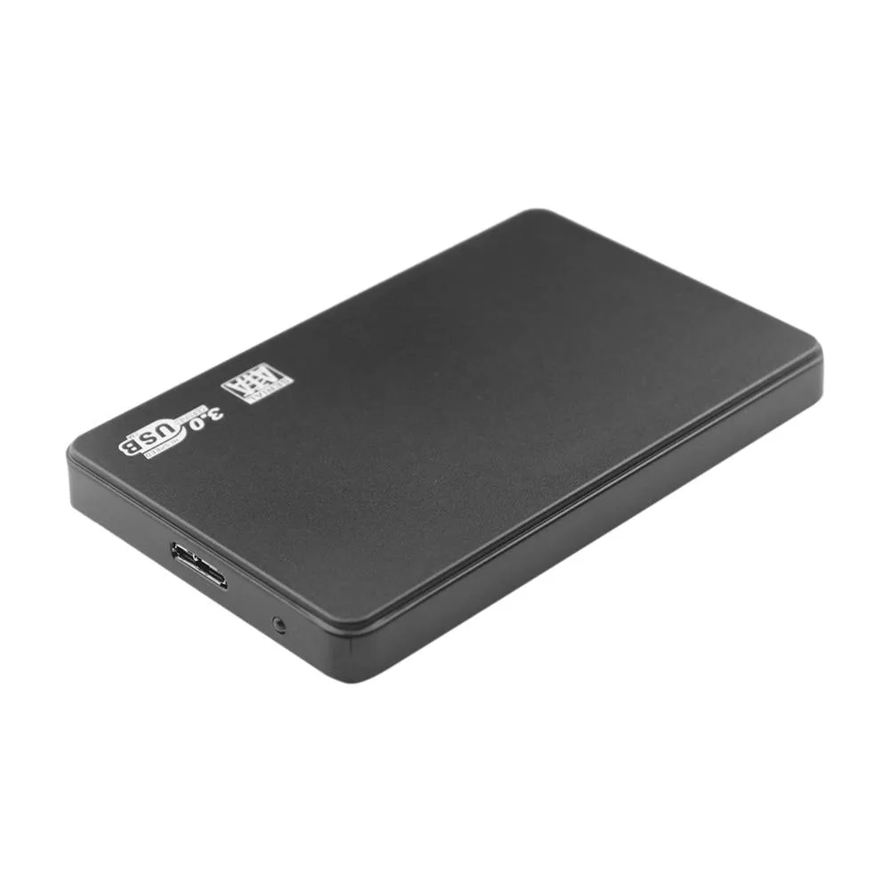 YINGHUA YINGHUA 2.5 Inch SATA HDD SSD Enclosure USB C 3.0 Serial Port Shell Black — product photo