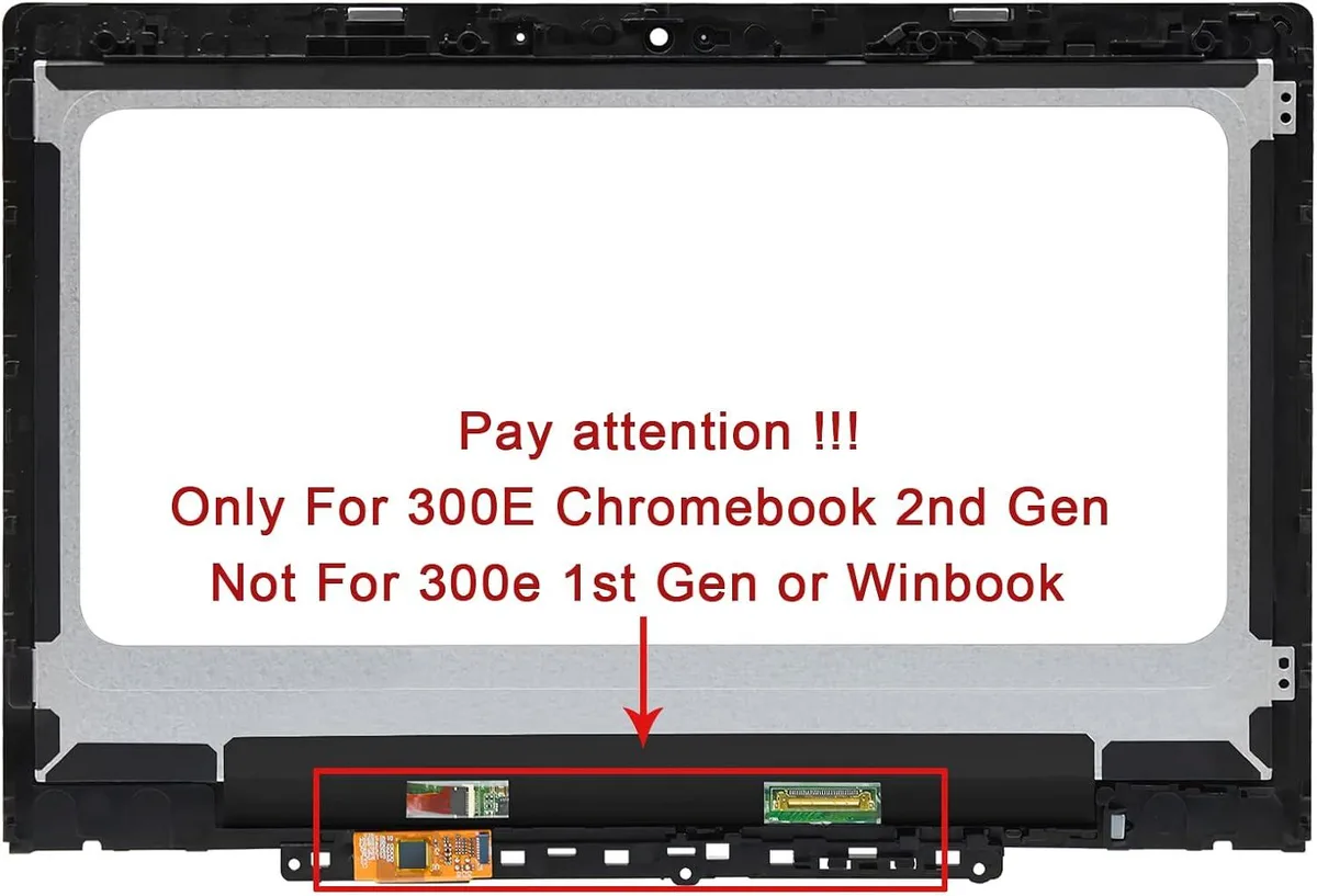 NUOLAISUN NUOLAISUN Touch Screen Digitizer for Lenovo 300E Chromebook 2nd Gen 5D10Y67266 — product photo