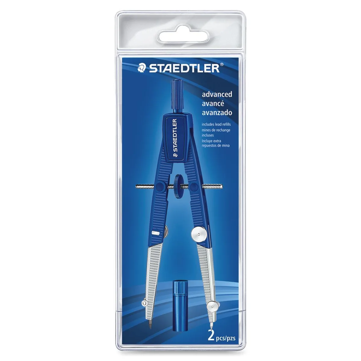 Staedtler Staedtler STD550WP01 Advanced Student Compass 2-piece 26cm educational supply — product photo