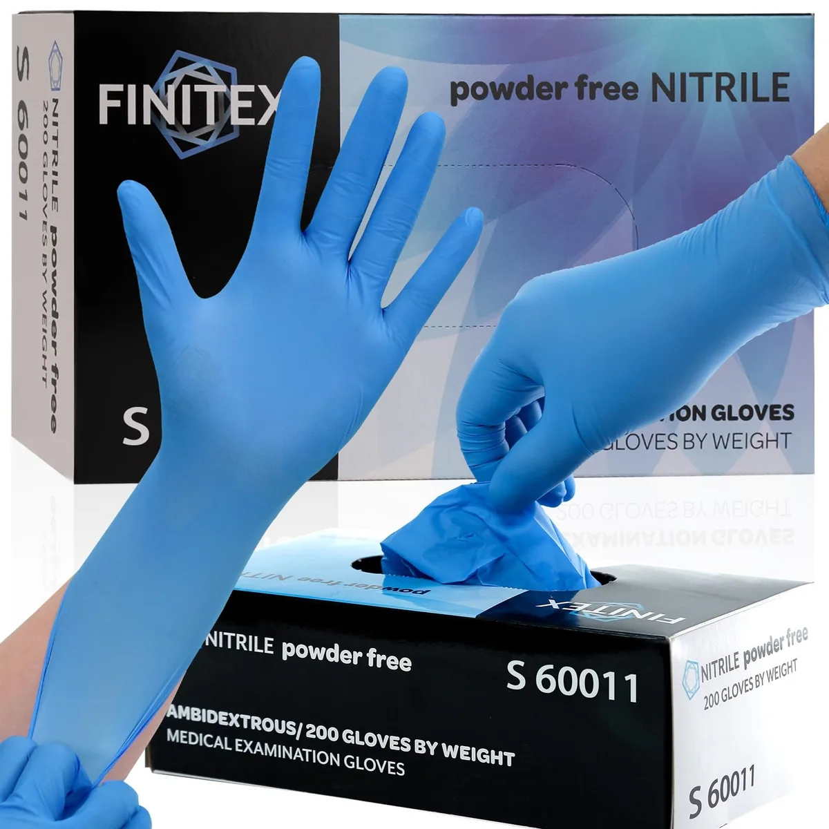  Vibe Nitrile Exam Gloves 200 PCS 3.5mil X-Large — product photo