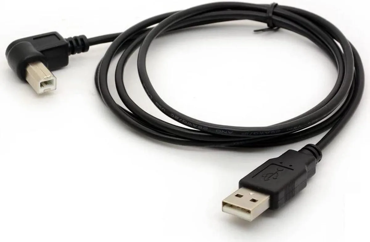 Vszerda Vszerda USB 2.0 A Male to B Right Angle Cable 1.5M 480Mbps — product photo