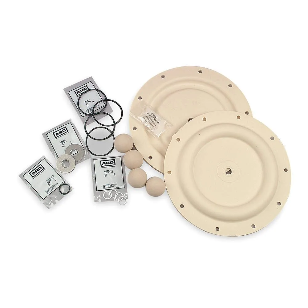Aro Aro 637137-63-C Fluid End Repair Kit Acetal Ball 4 Check Balls 2 Diaphragms 14 O-Rings 14 Seals — product photo