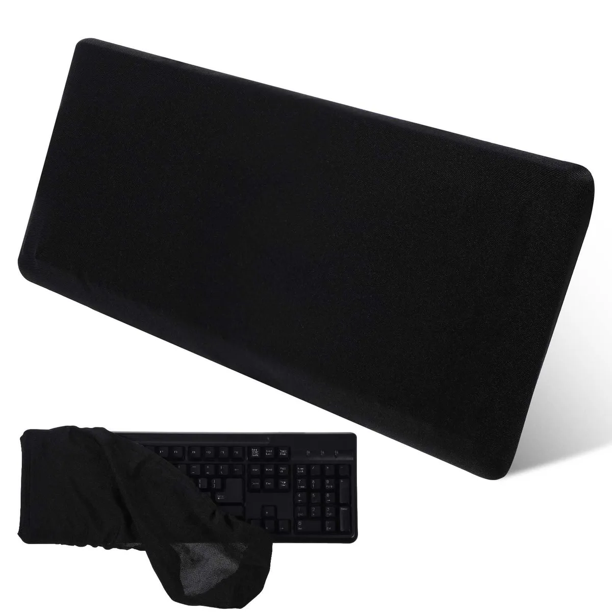 Gtziqa keyboard dust cover black polyester 13.7 x 5.5 in — product photo