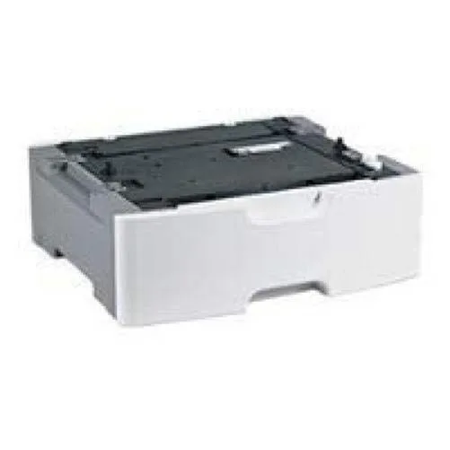 Black rectangular 550-sheet paper tray with lock mechanism
