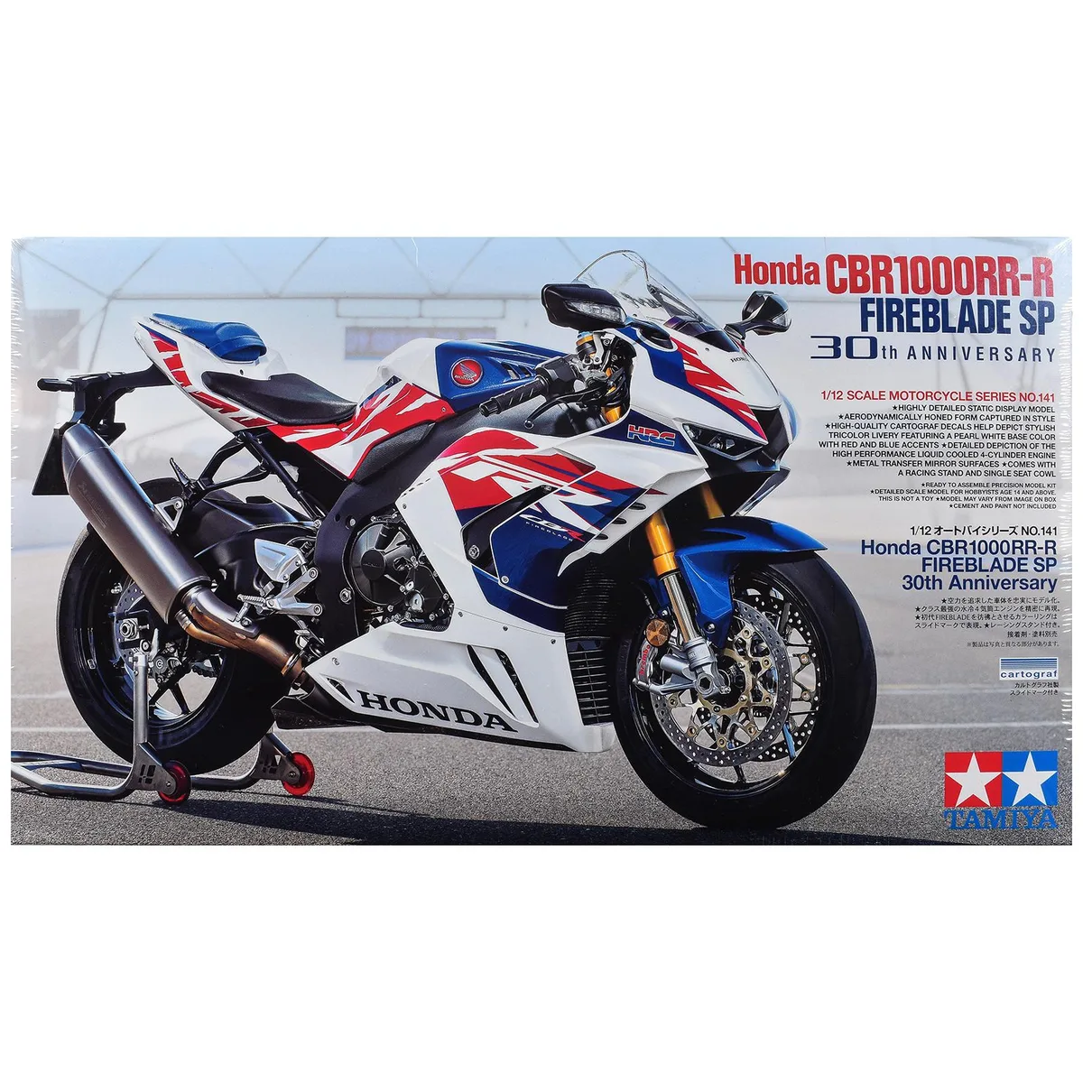 Tamiya Tamiya Honda CBR1000RR-R Fireblade SP 30th Anniversary 1/12 Model Kit — product photo