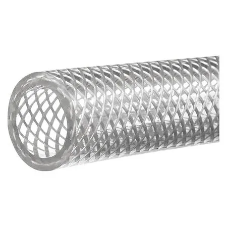 Clear PVC tubing coil 1/4 inch inside diameter 1/2 inch outside diameter 100 feet long