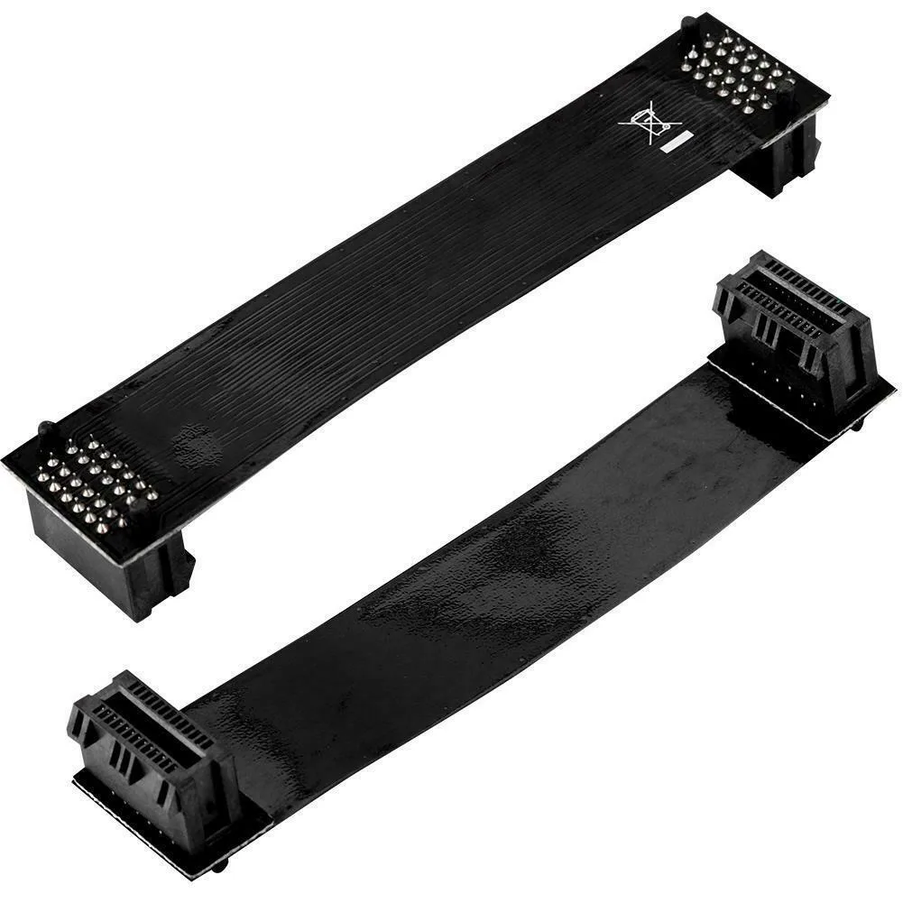 ETopSell ETopSell SLI Flexible Cable 100mm 2-Way 0 Slot Spacing HB Bridge Black — product photo