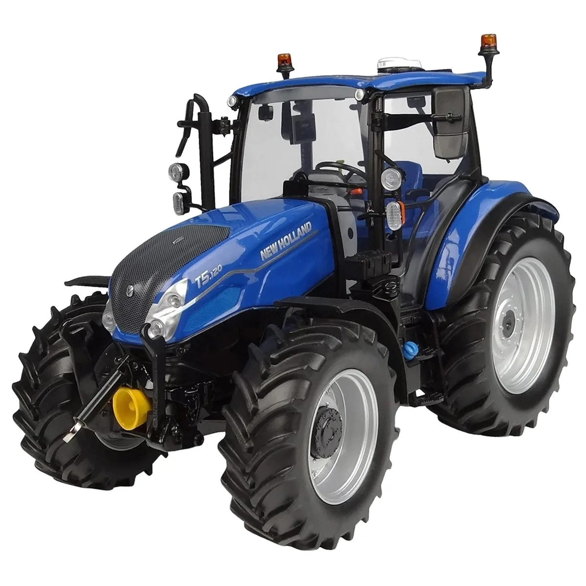 UNIVERSAL HOBBIES UNIVERSAL HOBBIES New Holland T5.120 Tractor Dynamic Blue 1/32 Diecast Model — product photo
