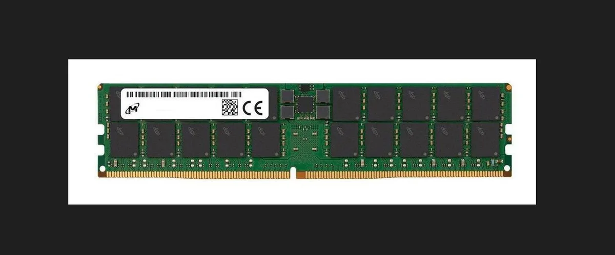Micron Micron MTC40F2046S1RC64BD2R DDR5 RDIMM 64GB 2Rx4 6400 CL52 server RAM — product photo