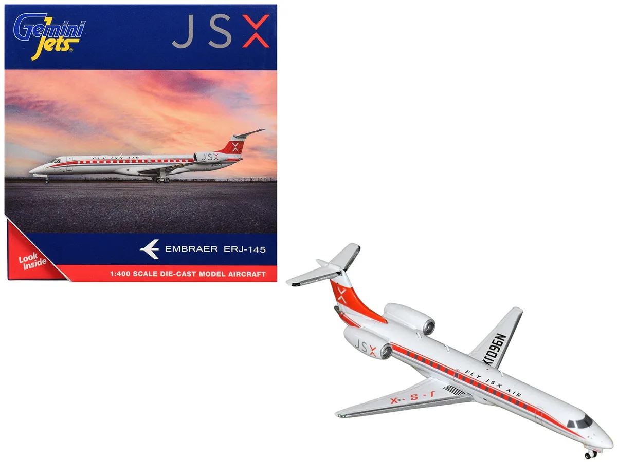 GeminiJets GeminiJets Embraer ERJ-145 JSX N960JX 1/400 Diecast Airplane — product photo