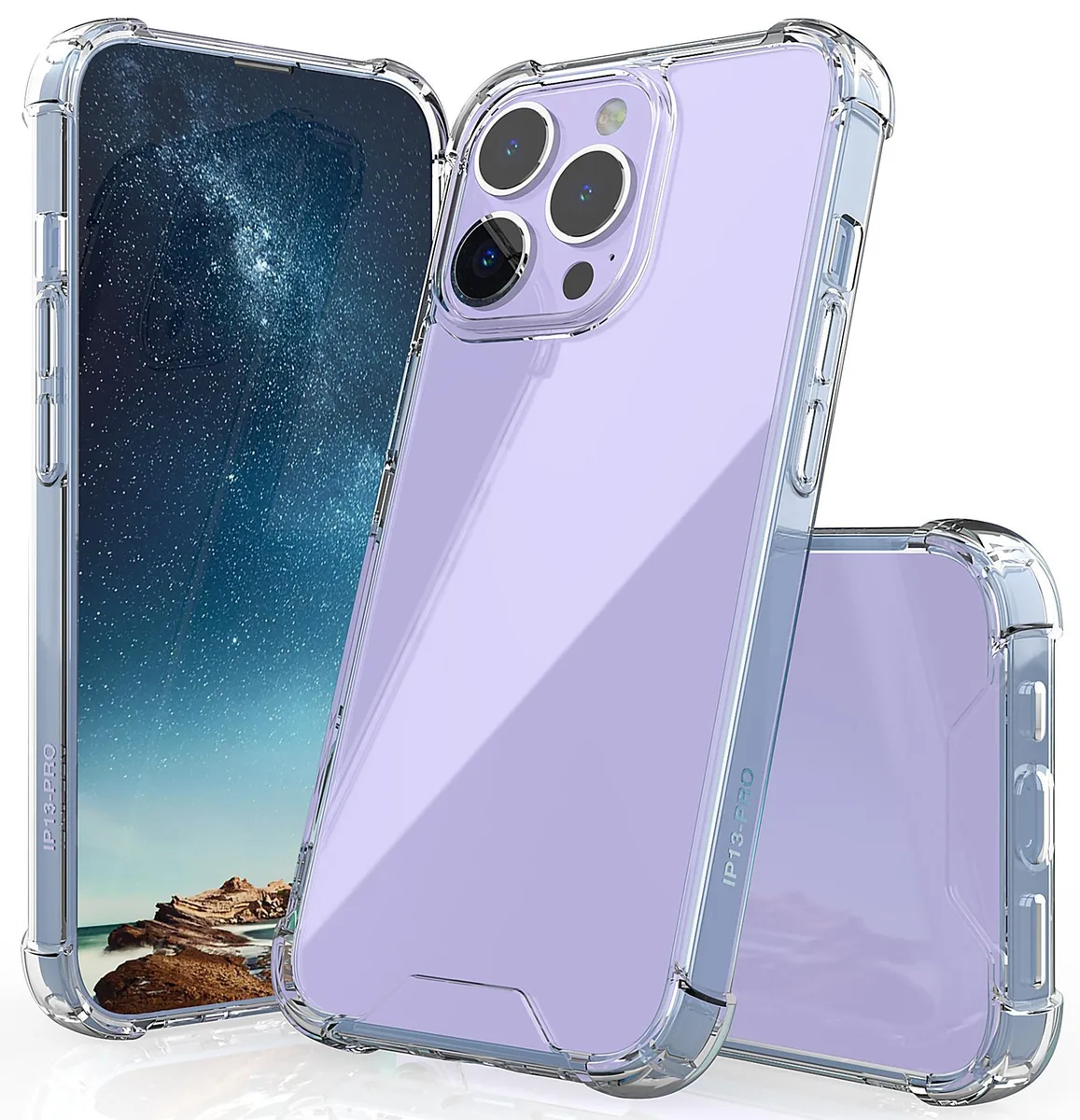 Nakedcellphone Nakedcellphone AquaFlex Clear Case for iPhone 13 Pro — product photo
