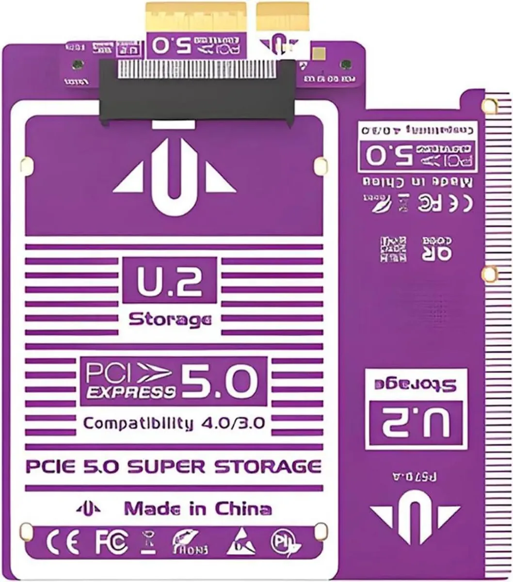 SMUGDESK SMUGDESK P579 PCIe to U.2 U.3 NVMe Adapter 128Gbps 64Gbps — product photo