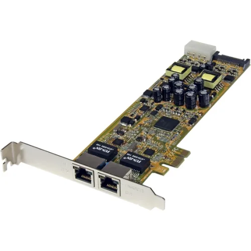 STARTECH STARTECH ST2000PEXPSE Dual Port Gigabit Ethernet PoE Network Card — product photo
