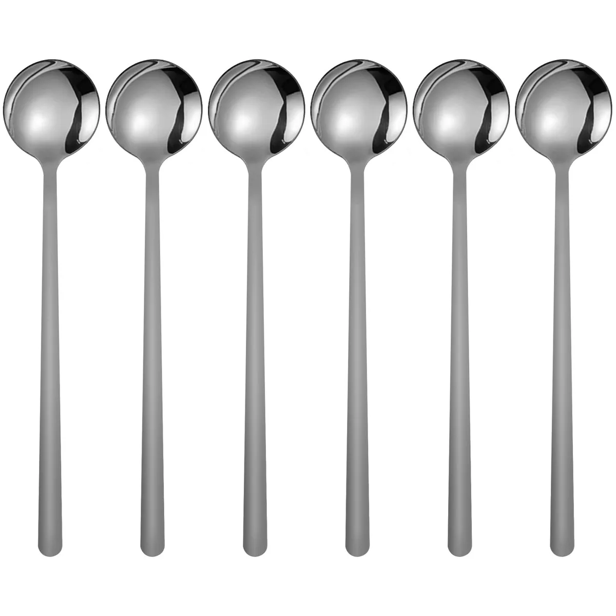  CHTUGEM CHT-26 6 inch Stainless Steel Coffee Spoons 6 Pack — product photo