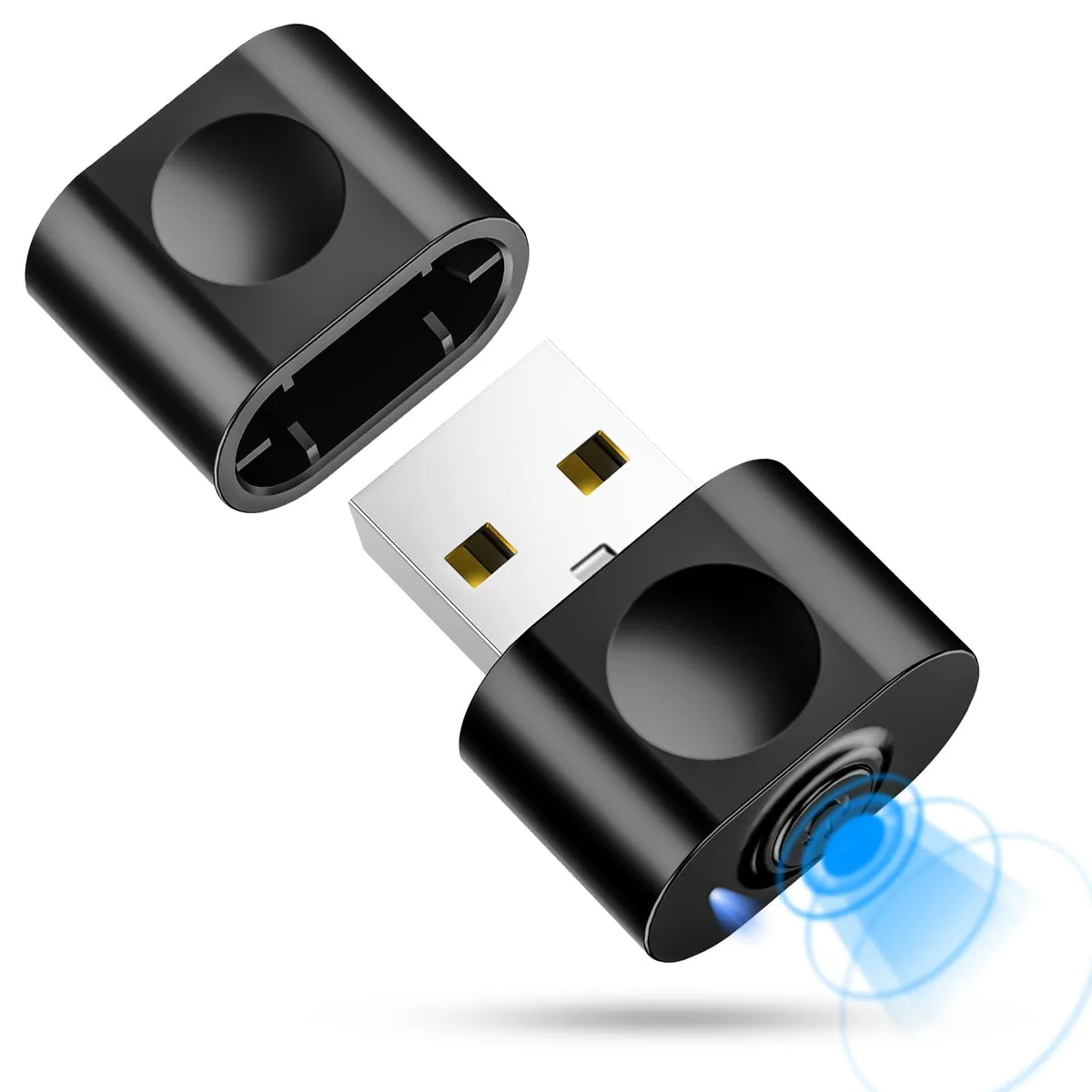  aMZCaSE Mouse Jiggler USB with Switch Button 3 Modes Black — product photo