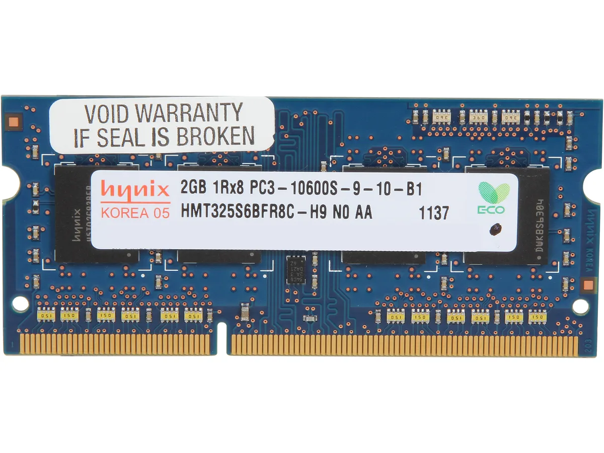 SK hynix SK hynix HMT325S6BFR8C-H9 2GB DDR3 1333 laptop RAM — product photo
