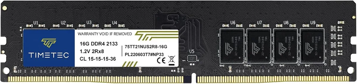 Timetec Timetec 16GB DDR4 2133MHz CL15 1.2V UDIMM desktop RAM — product photo