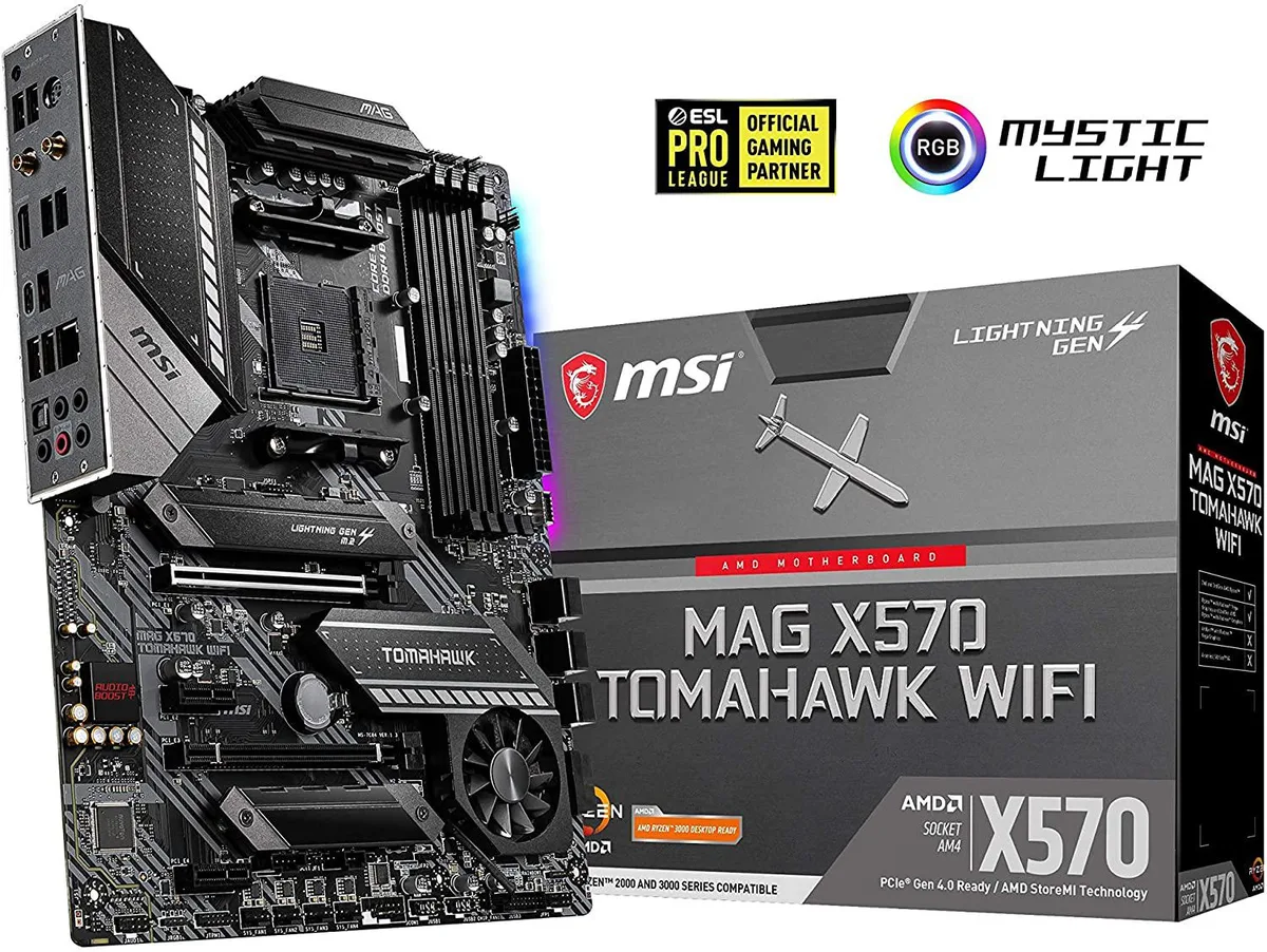 MSI MSI MAG X570 TOMAHAWK WIFI AMD motherboard — product photo