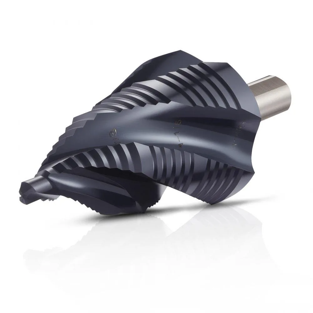 VEVOR VEVOR Step Drill Bit 3/16-1-3/8" TiAlN 4-Flute 3/8 Tri-Flat — product photo